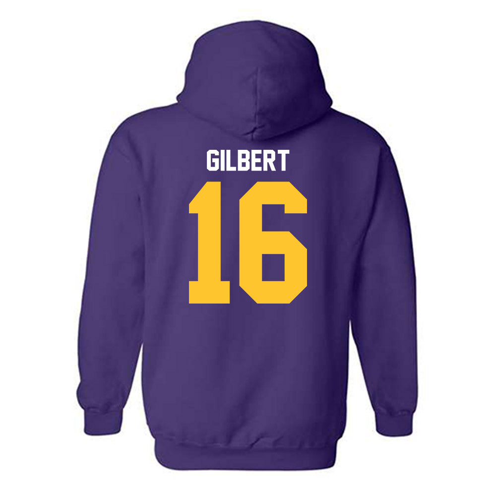 LSU - NCAA Women's Basketball : Kailyn Gilbert - Classic Shersey Hooded Sweatshirt-1