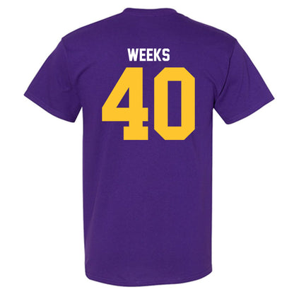 LSU - NCAA Football : Whit Weeks - Classic Shersey T-Shirt-1