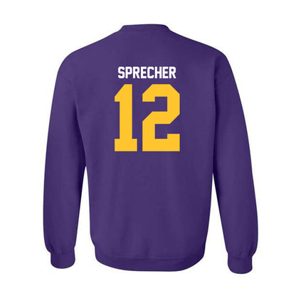 LSU - NCAA Beach Volleyball : Julia Sprecher - Classic Shersey Crewneck Sweatshirt-1