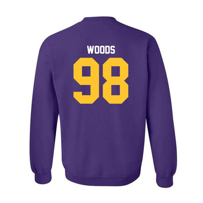 LSU - NCAA Football : Achilles Woods - Classic Shersey Crewneck Sweatshirt-1