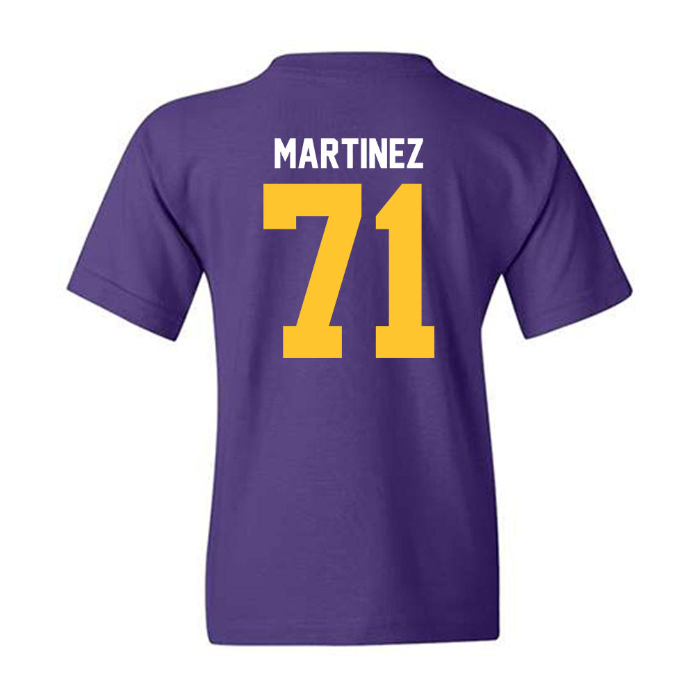 LSU - NCAA Football : Brysten Martinez - Classic Shersey Youth T-Shirt-1