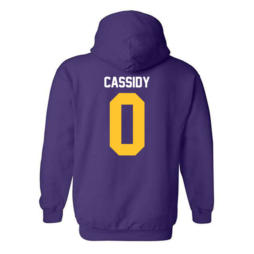LSU - NCAA Women's Volleyball : Laurel Cassidy - Classic Shersey Hooded Sweatshirt-1