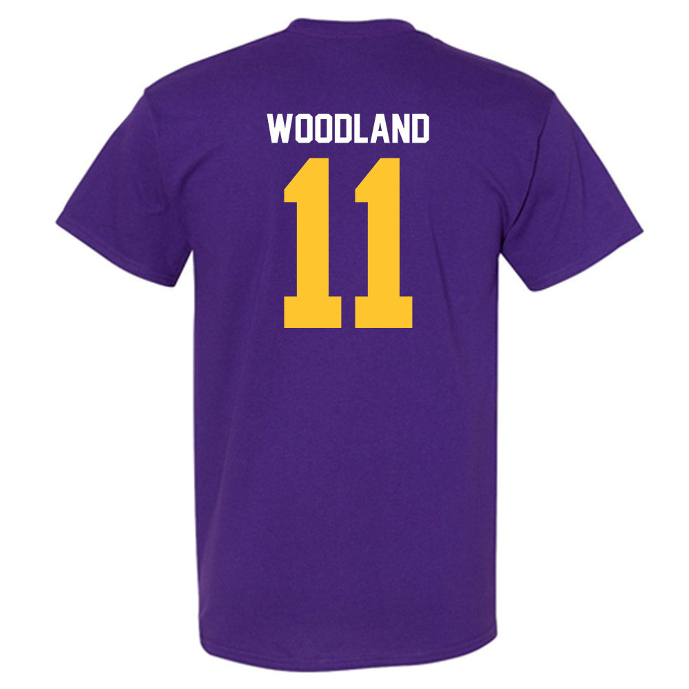 LSU - NCAA Football : PJ Woodland - Classic Shersey T-Shirt-1