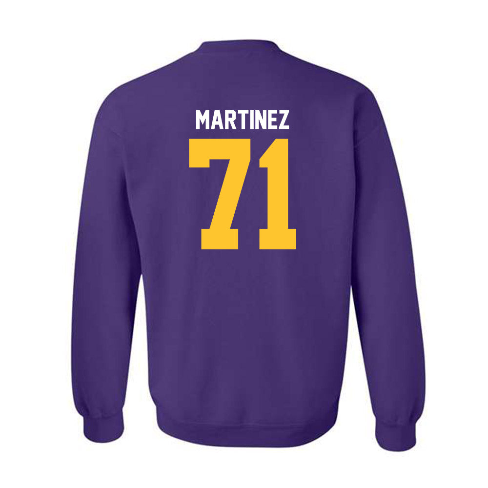 LSU - NCAA Football : Brysten Martinez - Classic Shersey Crewneck Sweatshirt-1