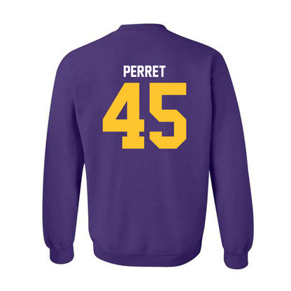 LSU - NCAA Football : Sean Perret - Classic Shersey Crewneck Sweatshirt-1