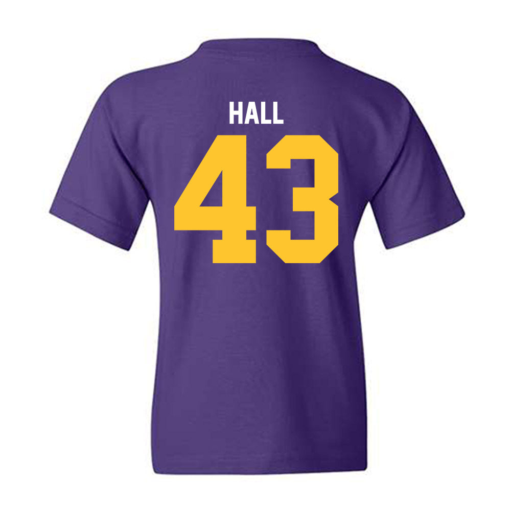 LSU - NCAA Football : Silas Hall - Classic Shersey Youth T-Shirt-1
