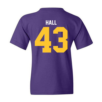 LSU - NCAA Football : Silas Hall - Classic Shersey Youth T-Shirt-1