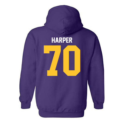 LSU - NCAA Football : Devin Harper - Classic Shersey Hooded Sweatshirt-1