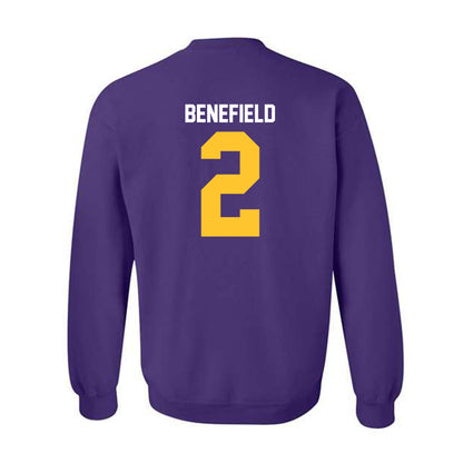 LSU - NCAA Football : Ty Benefield - Classic Shersey Crewneck Sweatshirt-1