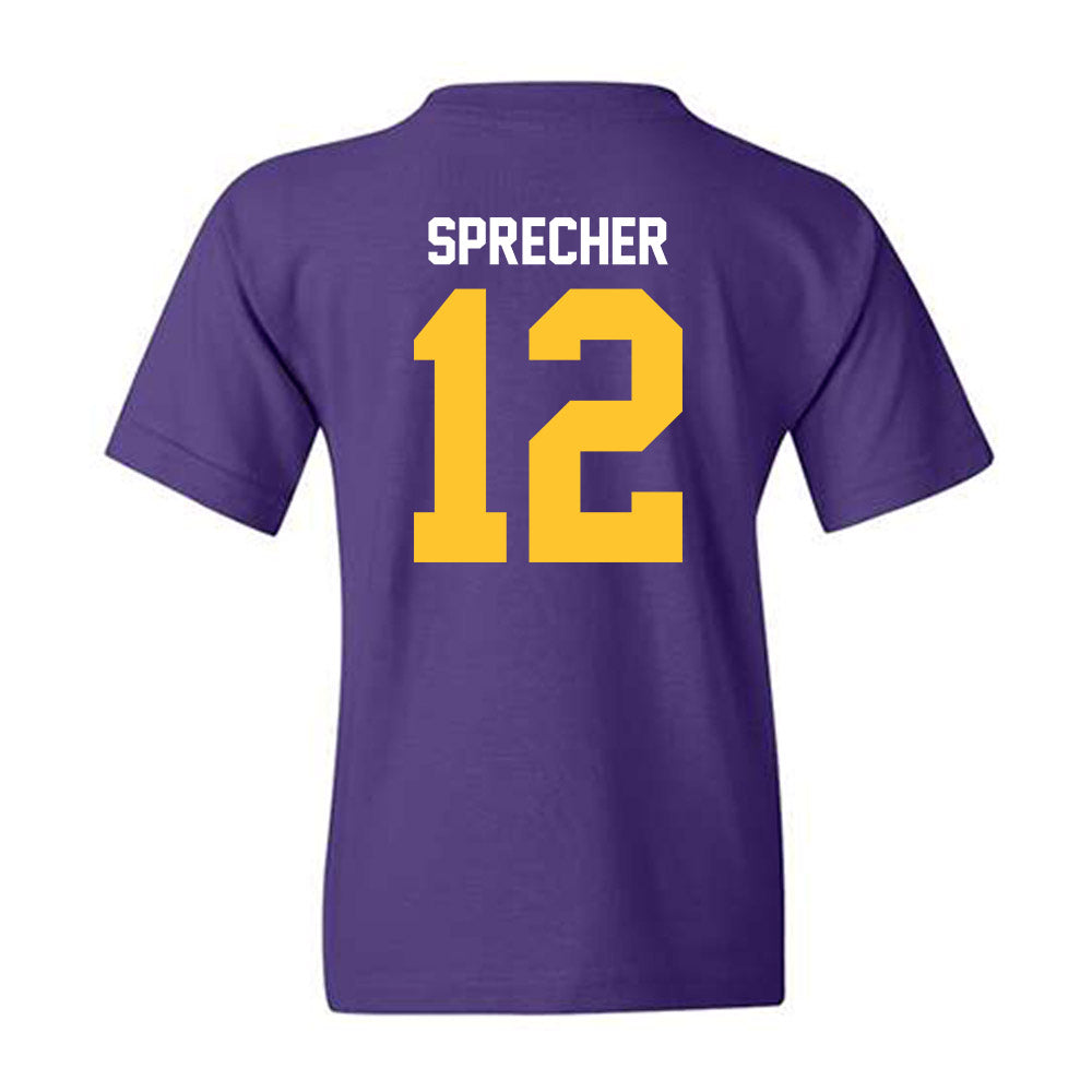 LSU - NCAA Beach Volleyball : Julia Sprecher - Classic Shersey Youth T-Shirt-1