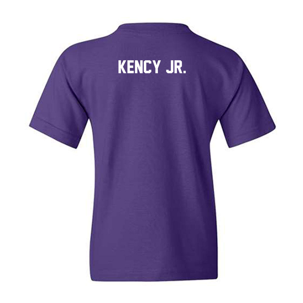 LSU - NCAA Football : David Kency Jr. - Classic Shersey Youth T-Shirt-1