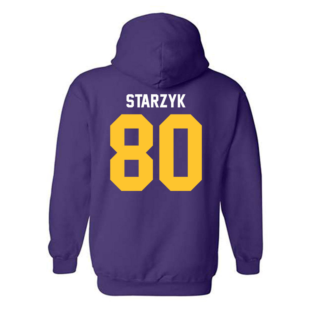 LSU - NCAA Football : Scott Starzyk - Classic Shersey Hooded Sweatshirt-1