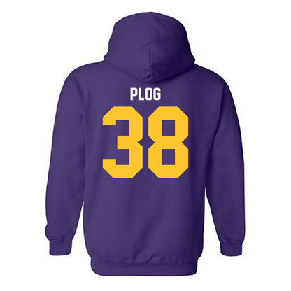 LSU - NCAA Baseball : Ethan Plog - Classic Shersey Hooded Sweatshirt-1