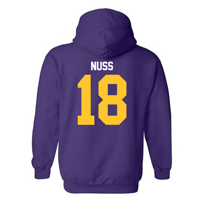 LSU - NCAA Women's Volleyball : Remi Nuss - Classic Shersey Hooded Sweatshirt-1