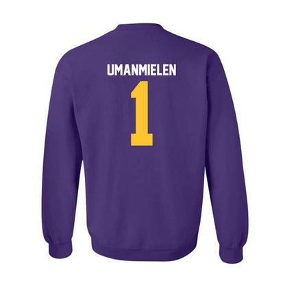 LSU - NCAA Football : Princewill Umanmielen - Classic Shersey Crewneck Sweatshirt-1