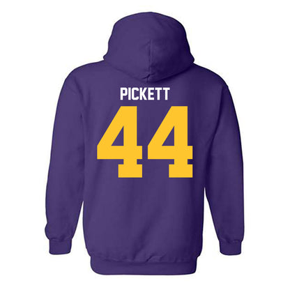 LSU - NCAA Softball : Ciella Pickett - Classic Shersey Hooded Sweatshirt-1
