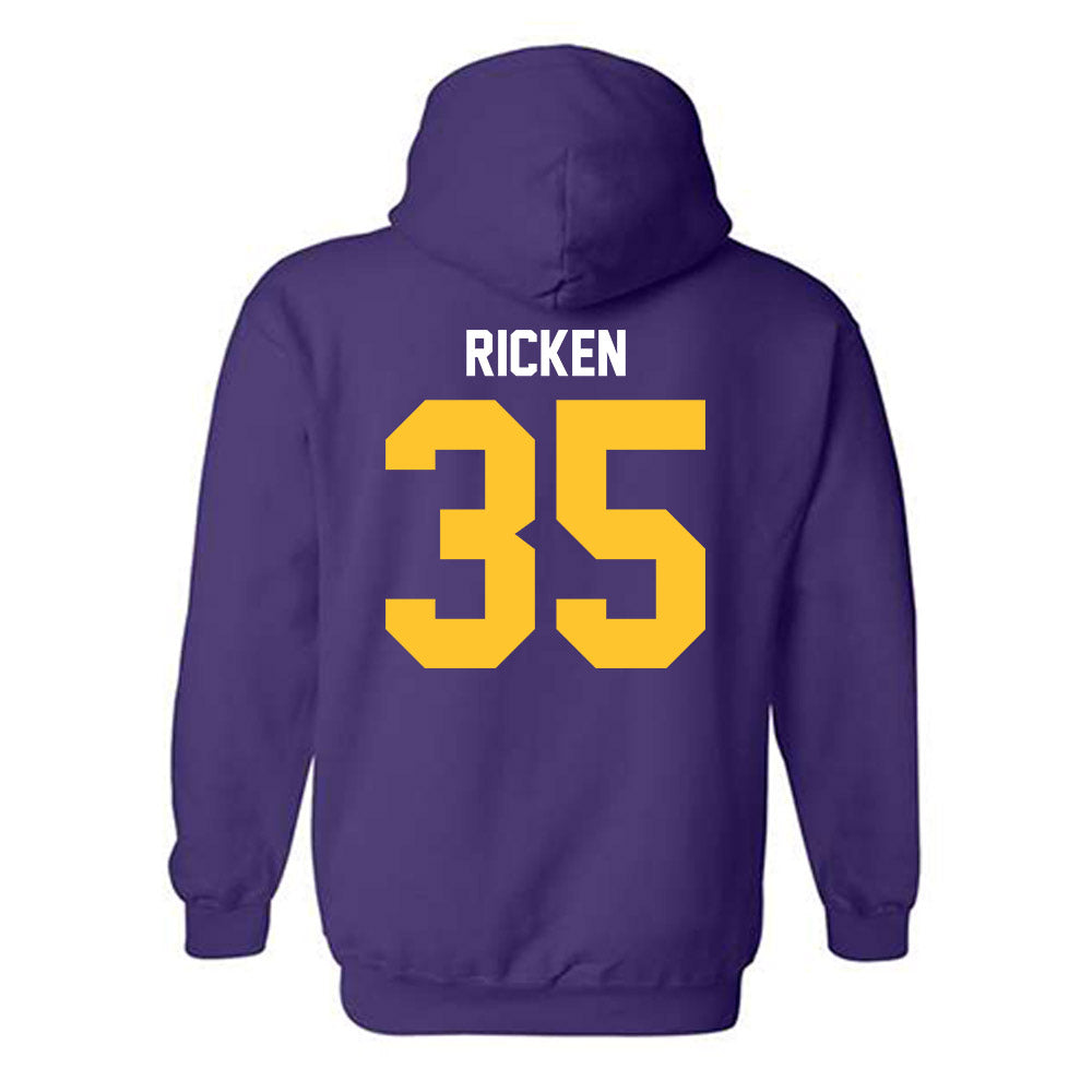 LSU - NCAA Baseball : Reagan Ricken - Classic Shersey Hooded Sweatshirt-1