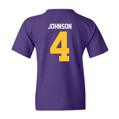 LSU - NCAA Women's Basketball : Flaujae Johnson - Classic Shersey Youth T-Shirt