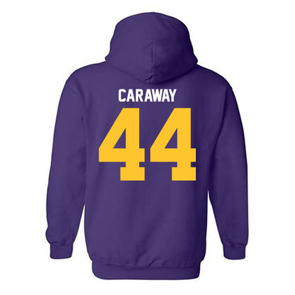 LSU - NCAA Baseball : Trent Caraway - Classic Shersey Hooded Sweatshirt-1