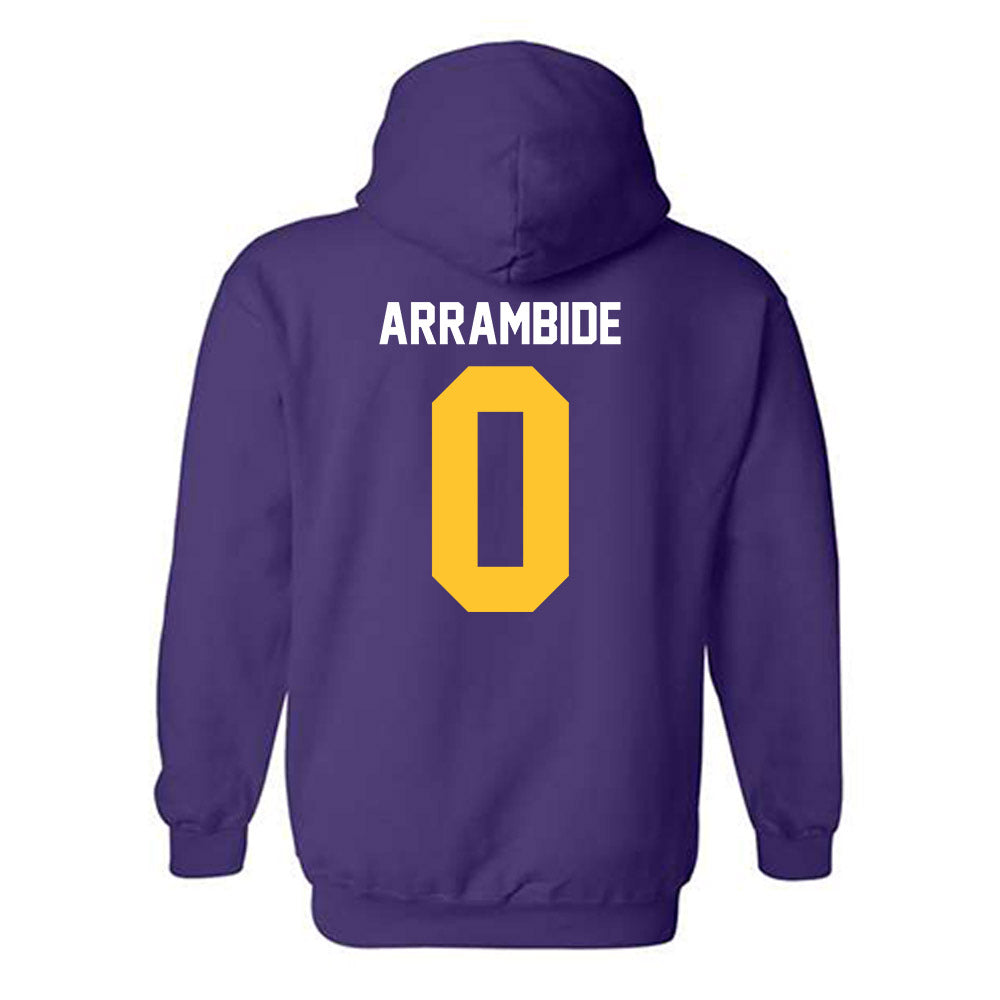LSU - NCAA Baseball : Cade Arrambide - Classic Shersey Hooded Sweatshirt-1