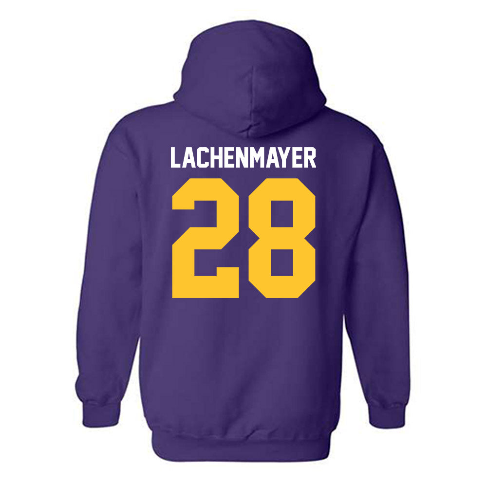 LSU - NCAA Baseball : Danny Lachenmayer - Classic Shersey Hooded Sweatshirt-1