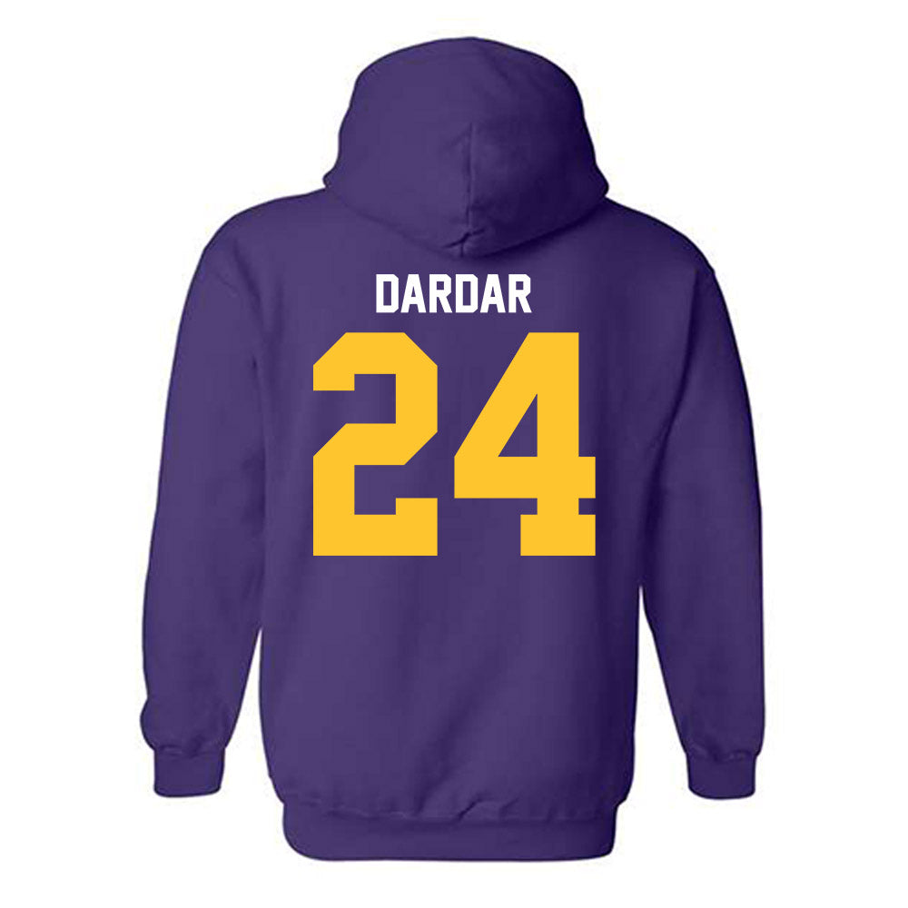 LSU - NCAA Baseball : Seth Dardar - Classic Shersey Hooded Sweatshirt-1