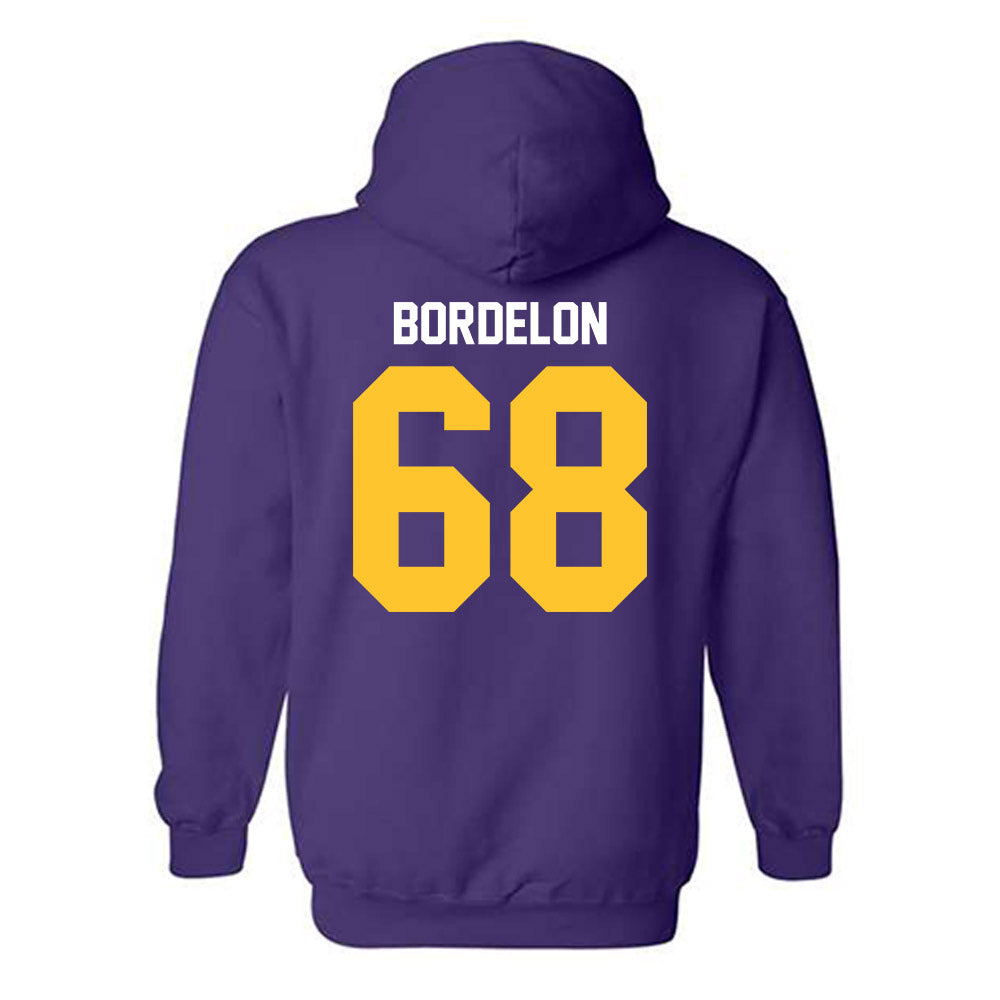LSU - NCAA Football : Brett Bordelon - Classic Shersey Hooded Sweatshirt-1