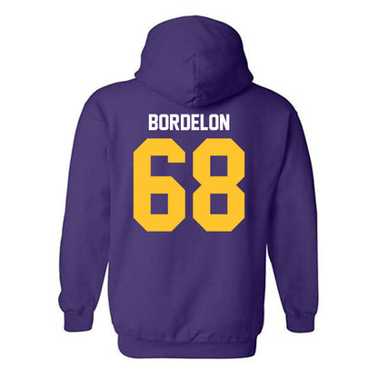 LSU - NCAA Football : Brett Bordelon - Classic Shersey Hooded Sweatshirt-1