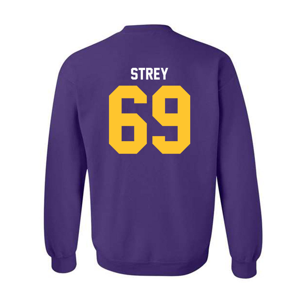 LSU - NCAA Football : Darrin Strey - Classic Shersey Crewneck Sweatshirt-1