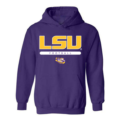 LSU - NCAA Football : Brett Bordelon - Classic Shersey Hooded Sweatshirt-0