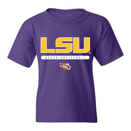 LSU - NCAA Beach Volleyball : Amaya Messier - Classic Shersey Youth T-Shirt