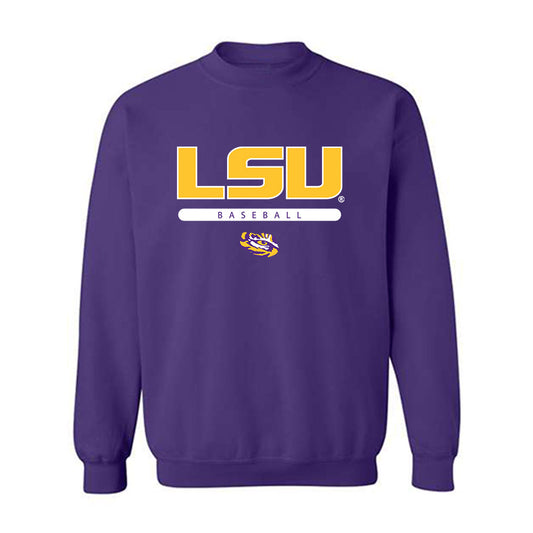 LSU - NCAA Baseball : Zion Theophilus - Classic Shersey Crewneck Sweatshirt-0