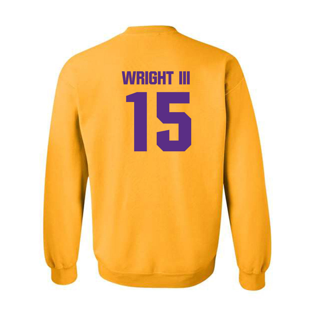 LSU - NCAA Football : Phillip Wright III - Classic Shersey Crewneck Sweatshirt-1