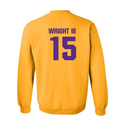 LSU - NCAA Football : Phillip Wright III - Classic Shersey Crewneck Sweatshirt-1