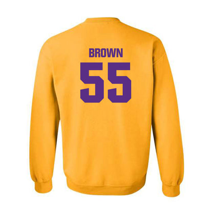LSU - NCAA Football : Lamar Brown - Classic Shersey Crewneck Sweatshirt-1