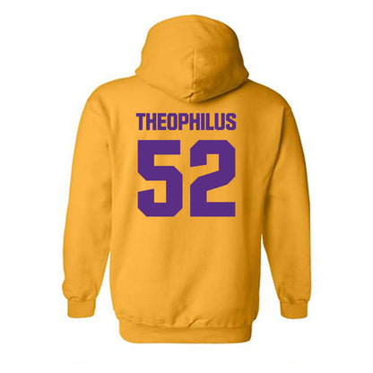LSU - NCAA Baseball : Zion Theophilus - Classic Shersey Hooded Sweatshirt-1