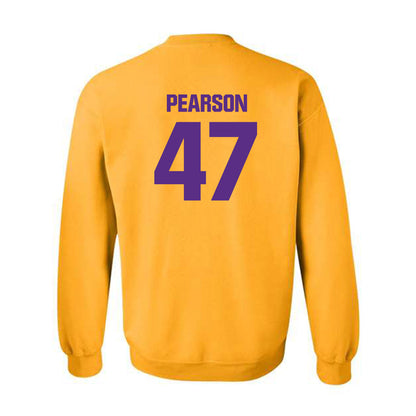 LSU - NCAA Baseball : John Pearson - Classic Shersey Crewneck Sweatshirt-1