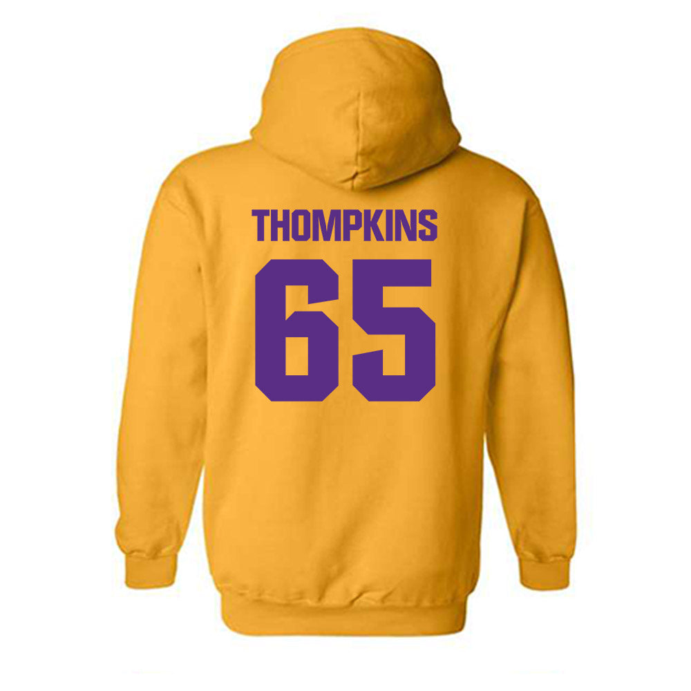 LSU - NCAA Football : Sean Thompkins - Classic Shersey Hooded Sweatshirt-1