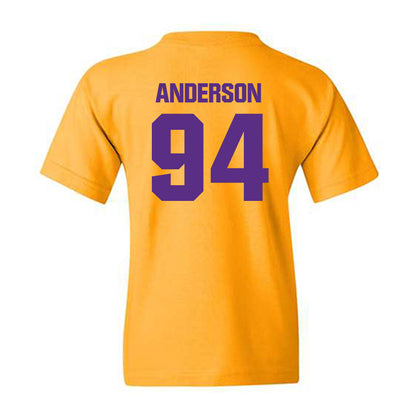 LSU - NCAA Football : Richard Anderson - Classic Shersey Youth T-Shirt-1