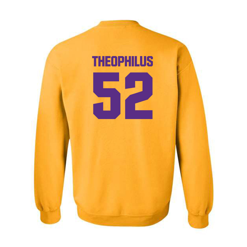 LSU - NCAA Baseball : Zion Theophilus - Classic Shersey Crewneck Sweatshirt-1
