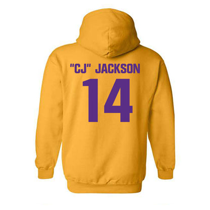 LSU - NCAA Football : Christopher "CJ" Jackson - Classic Shersey Hooded Sweatshirt-1