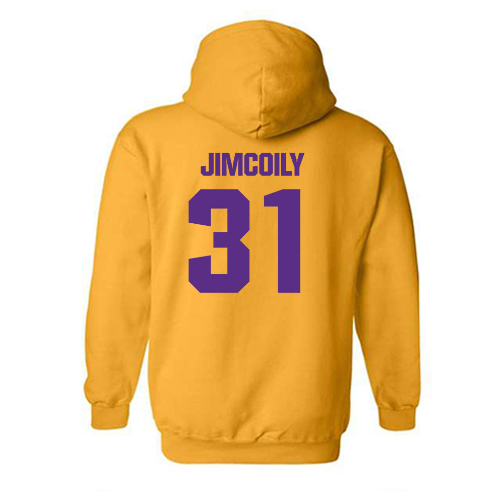 LSU - NCAA Football : CJ Jimcoily - Classic Shersey Hooded Sweatshirt-1