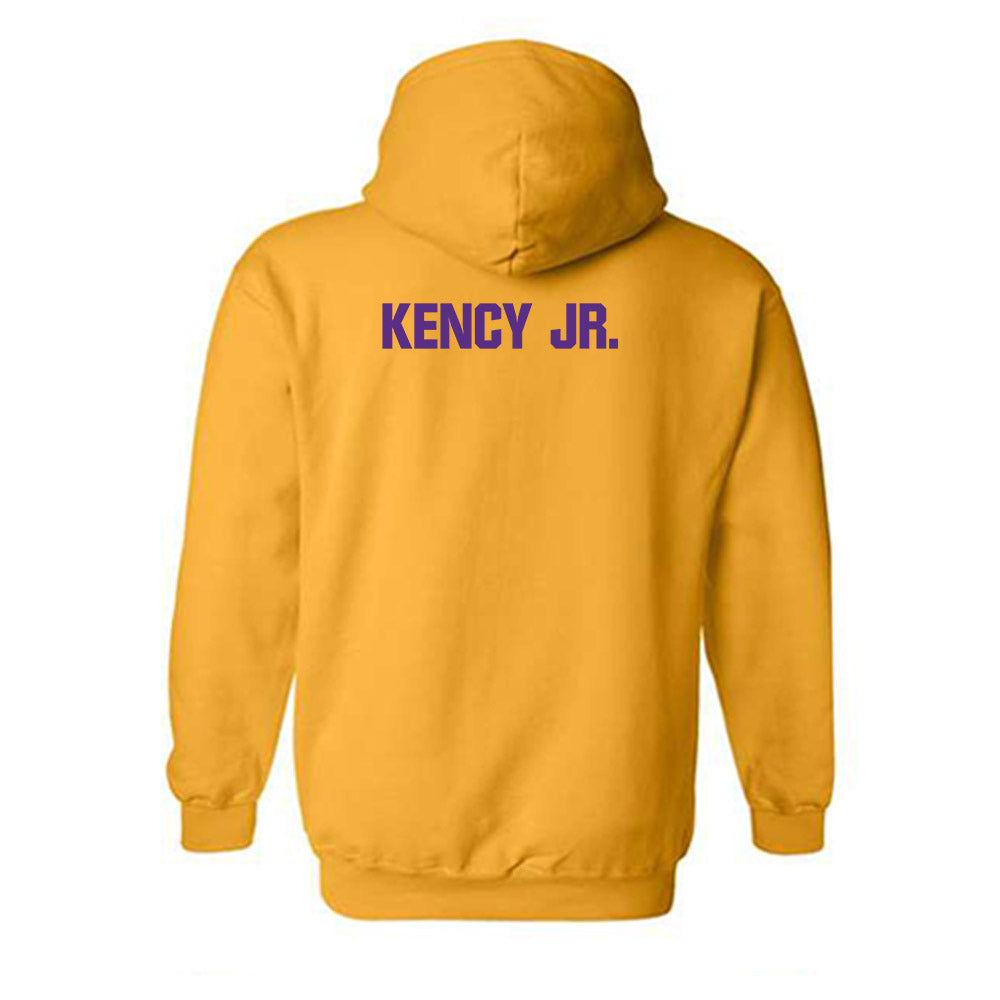 LSU - NCAA Football : David Kency Jr. - Classic Shersey Hooded Sweatshirt-1