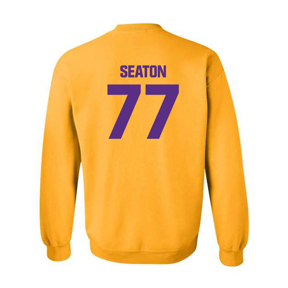 LSU - NCAA Football : Jordan Seaton - Classic Shersey Crewneck Sweatshirt-1