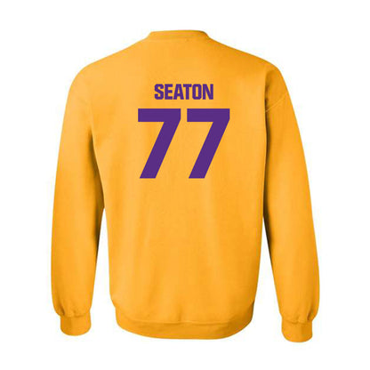 LSU - NCAA Football : Jordan Seaton - Classic Shersey Crewneck Sweatshirt-1
