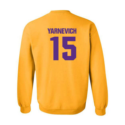 LSU - NCAA Women's Basketball : Meghan Yarnevich - Classic Shersey Crewneck Sweatshirt-1