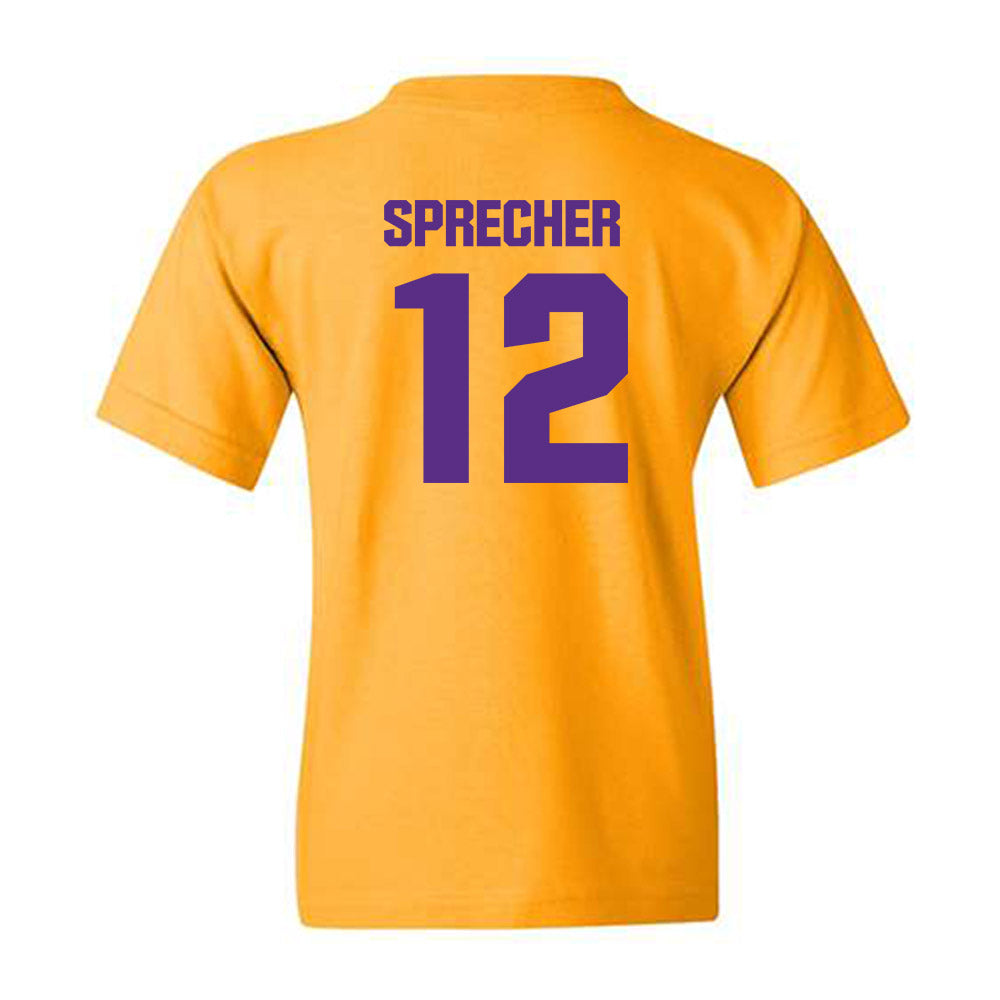 LSU - NCAA Beach Volleyball : Julia Sprecher - Classic Shersey Youth T-Shirt-1