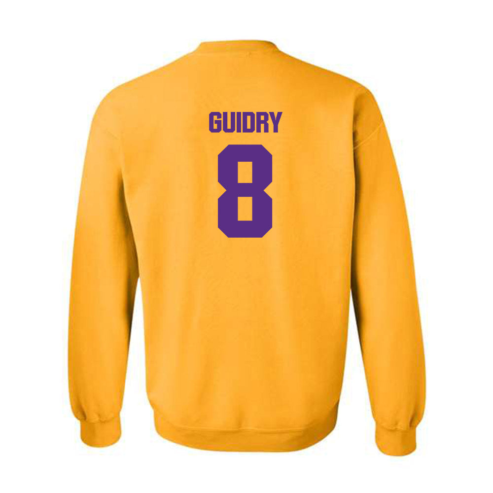 LSU - NCAA Baseball : Gavin Guidry - Classic Shersey Crewneck Sweatshirt-1