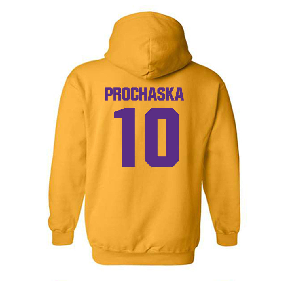 LSU - NCAA Women's Volleyball : Emilee Prochaska - Classic Shersey Hooded Sweatshirt-1