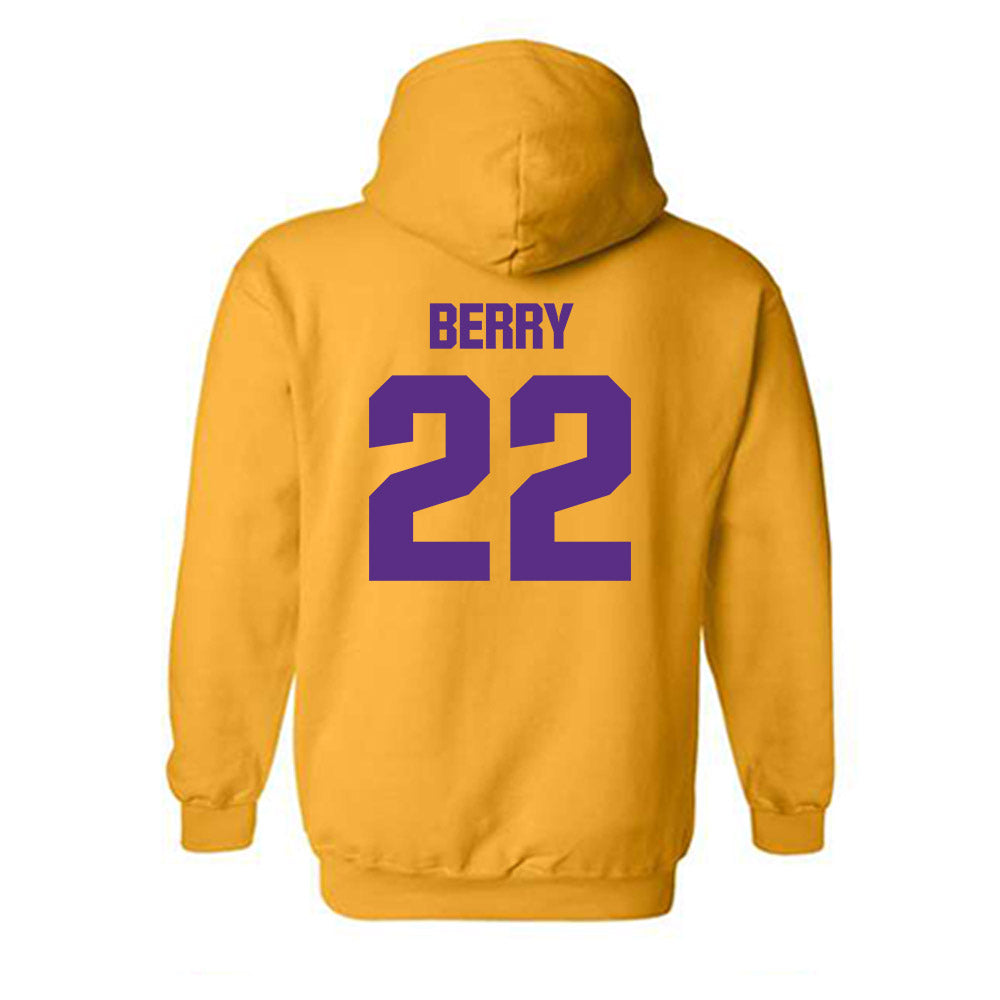 LSU - NCAA Football : Harlem Berry - Classic Shersey Hooded Sweatshirt-1